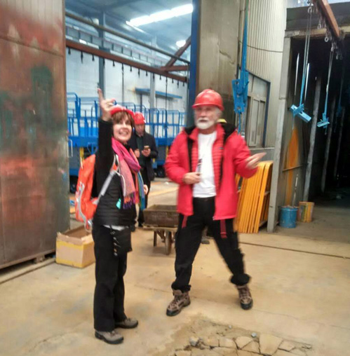 俄罗斯客户来厂验收设备